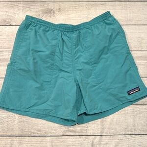 Patagonia Men’s Baggies Swim Board Shorts size M aqua/teal